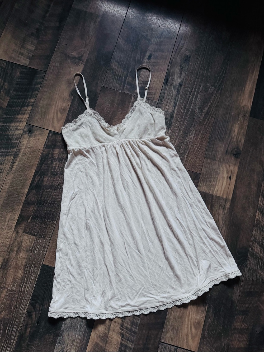Eberjey Lace-Trim Slip Nightdress - Cream